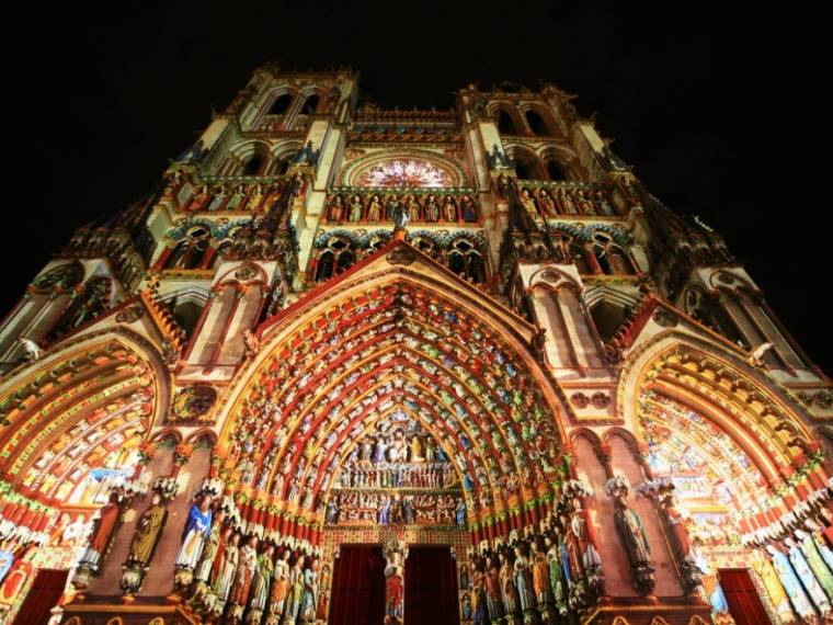 Polychromie - Cathédrale d-Amiens - © Planetloisirs