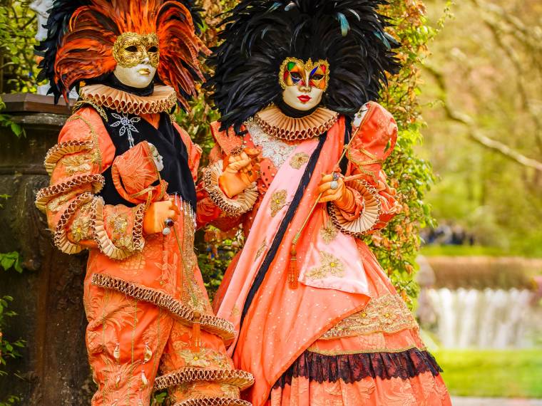 Annevoie, costumés de Venise © WBT - J.P. Remy