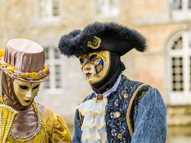 Annevoie, costumés de Venise © WBT - J.P. Remy