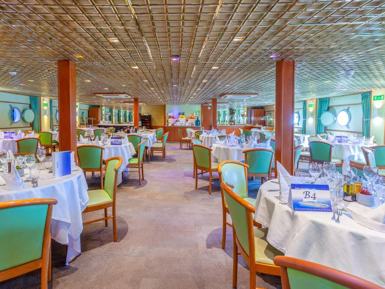 MS Belle de Cadix, restaurant © Croisitek - Alberto-Dastis-comunicavideo.es