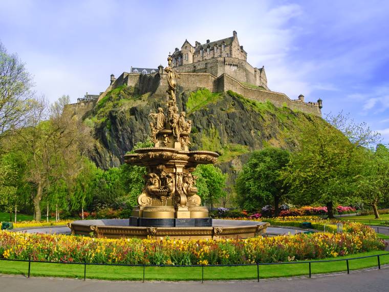 Edimbourg, fontaine de Ross © Envato