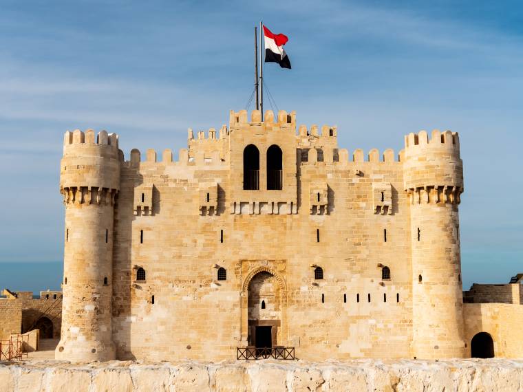 Citadelle de Qaitbay à Alexandrie, Egypte © Envato
