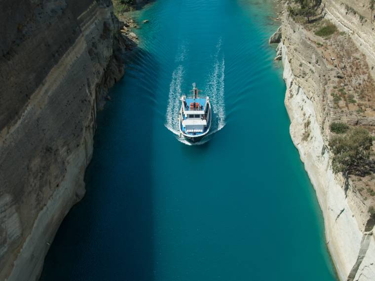 Canal de Corinthe, Grèce © Envato