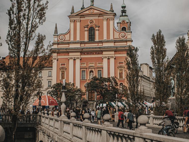 Ljubljana © I Feel Slovenia - Franciskanska Cerkev
