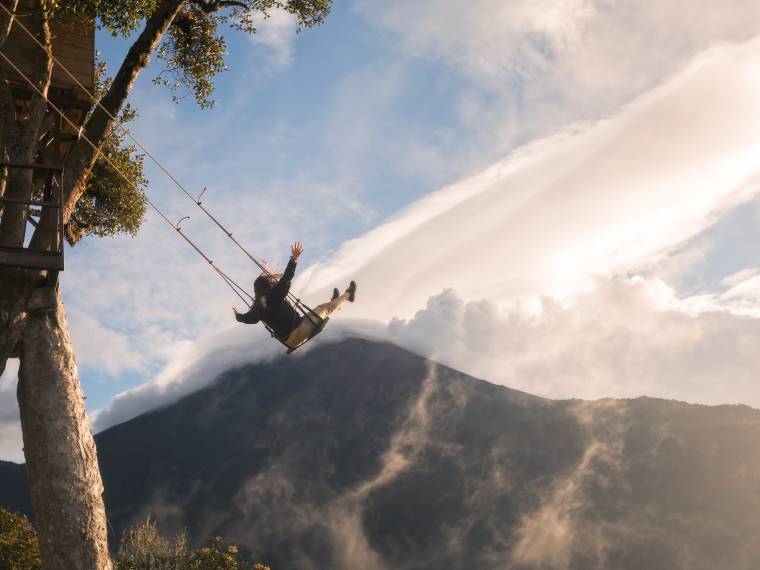 Maison dans les arbres, Tungurahua, Equateur © AdobeStock_96802624