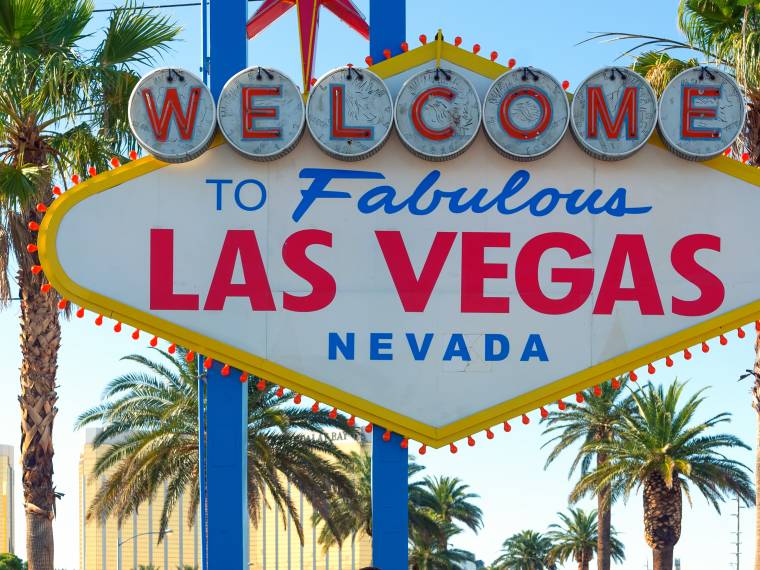 Las Vegas sign © Envato
